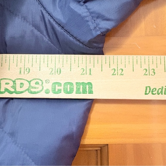 Columbia Navy Omni Heat Quilted Hooded Jacket Size Large - Picture 10 of 14